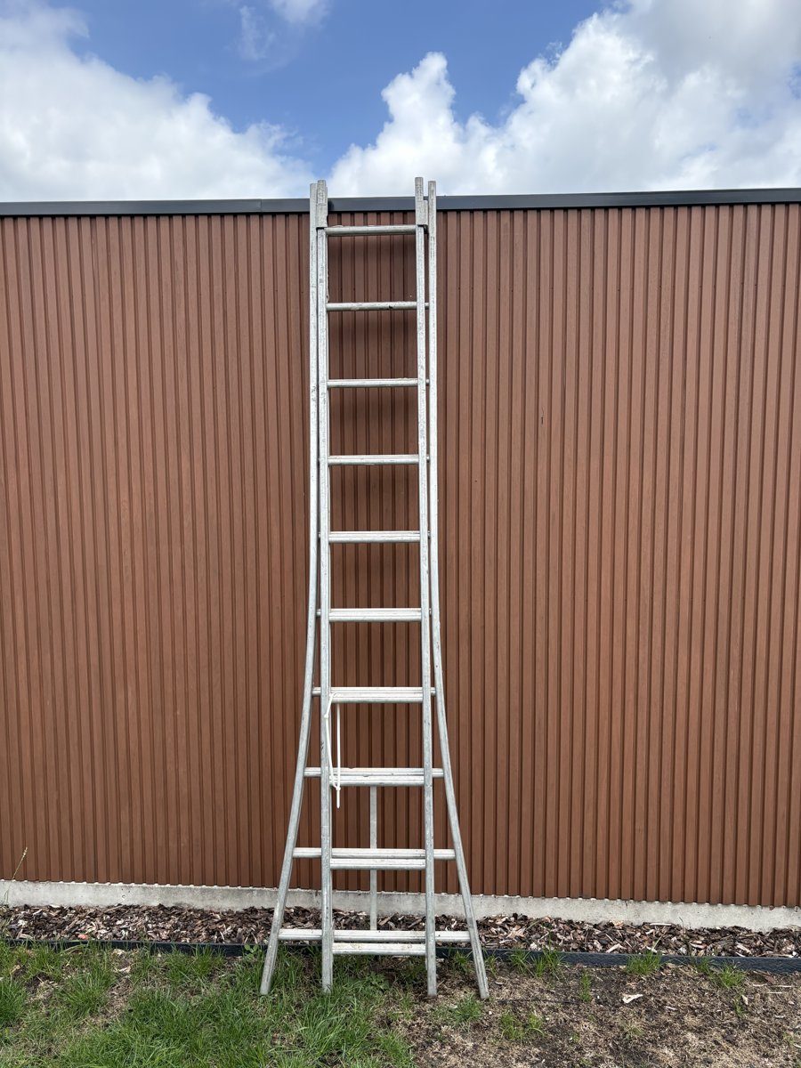 Aluminium Uitschuifladder 2-delig