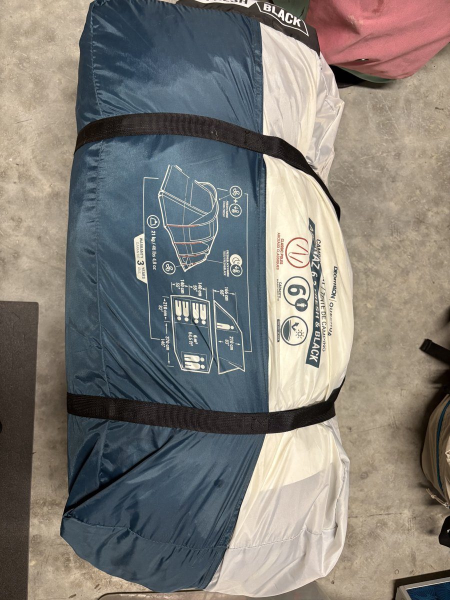 Quechua Arpenaz 6.3 Fresh & Black Tent thumbnail 2